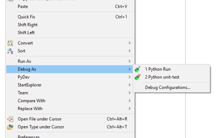 pydev python debugger