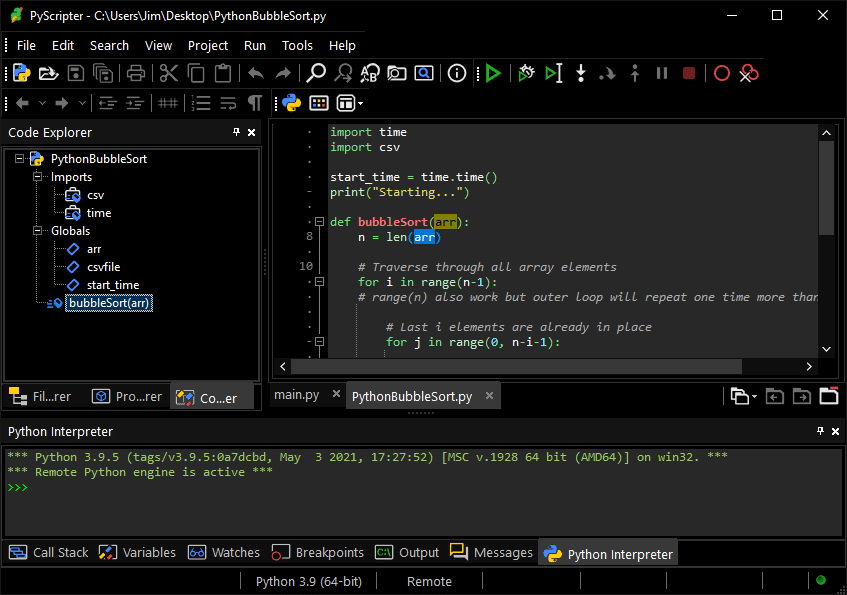 PyScripter
