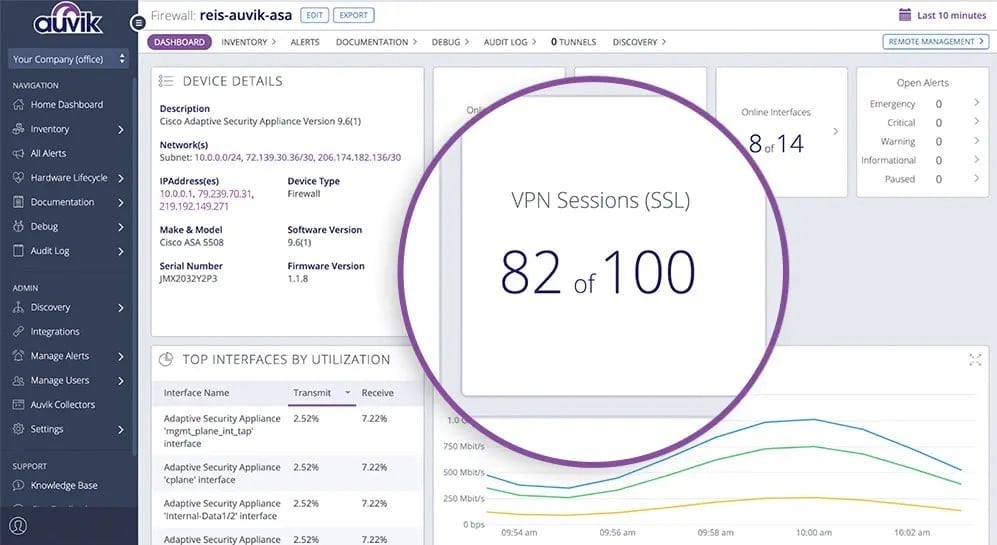 Auvik Network Troubleshooting